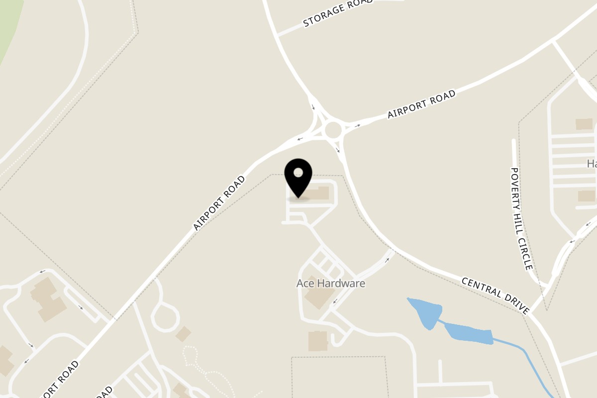 Map showing the location of Roast on 370 Capital Dr in Southern Pines